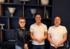 Екипът на филмовото турне „Пътят на шампиона“ с Цанко Цанков и Ники Илиев